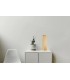 Table Lamp, 2 x 6W LED, 3000K, 450lm, Medium Oak, Matt White - 3