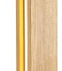 Table Lamp, 2 x 6W LED, 3000K, 450lm, Medium Oak, Matt White - 7