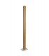 Floor Lamp, 2 x 18W LED, 3000K, 1560lm, Medium Oak, Matt White - 3