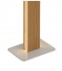Floor Lamp, 2 x 18W LED, 3000K, 1560lm, Medium Oak, Matt White - 4
