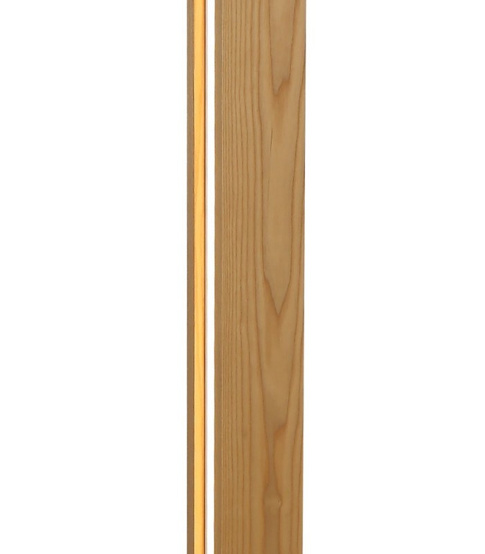 Floor Lamp, 2 x 18W LED, 3000K, 1560lm, Medium Oak, Matt White - 6