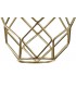Curved Cylinder Ceiling Pendant, 1 x E27, Polished Brass - 8