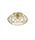 Flush Spherical Ceiling, 1 x E27, Polished Brass - 1