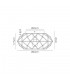 Flush Spherical Ceiling, 1 x E27, Polished Brass - 2