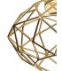 Flush Spherical Ceiling, 1 x E27, Polished Brass - 6
