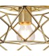 Flush Spherical Ceiling, 1 x E27, Polished Brass - 8
