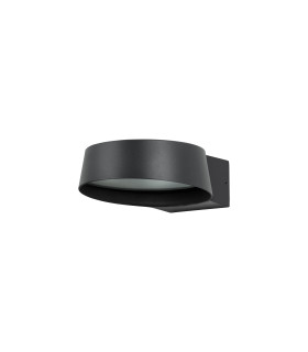 Son Surface-Mounted Wall Light IP54 LED 12.7W 2700K On-Off Urban Grey