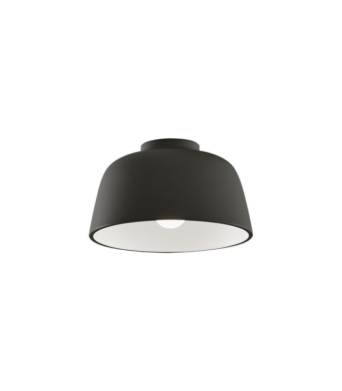 Miso Surface-Mounted Dome Ceiling Light Ø285mm E27 15W Black-1
