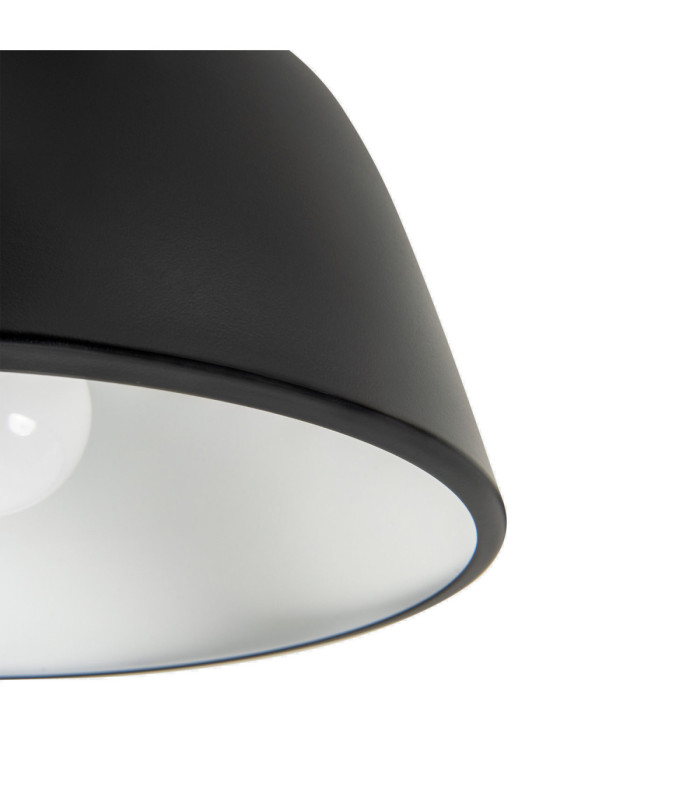 Miso Surface-Mounted Dome Ceiling Light Ø285mm E27 15W Black-2