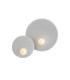Trip Surface-Mounted Wall Light Double Ø460mm / Ø300mm E14 18W Stone Grey-1