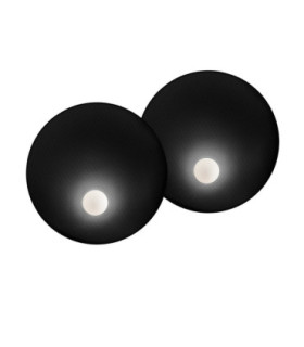 Trip Surface-Mounted Wall Light Double Ø460mm E14 18W Black-1
