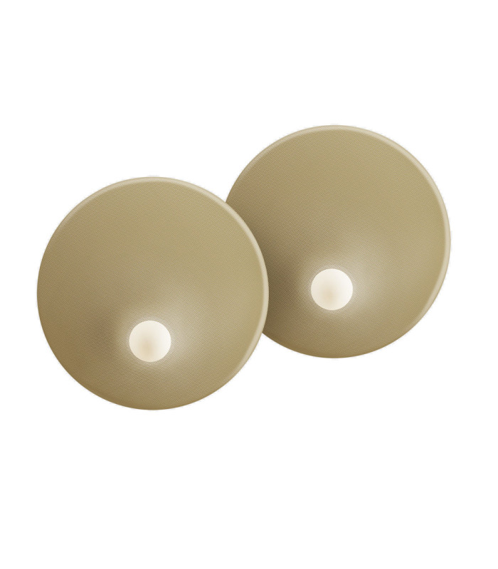Trip Surface-Mounted Wall Light Double Ø460mm E14 18W Matt Gold-1