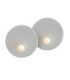 Trip Surface-Mounted Wall Light Double Ø460mm E14 18W Stone Grey-1