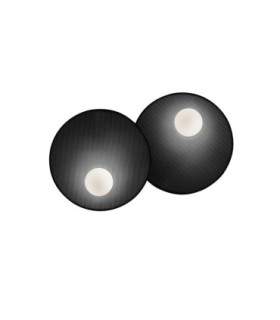 Trip Surface-Mounted Wall Light Double Ø300mm E14 18W Black-1