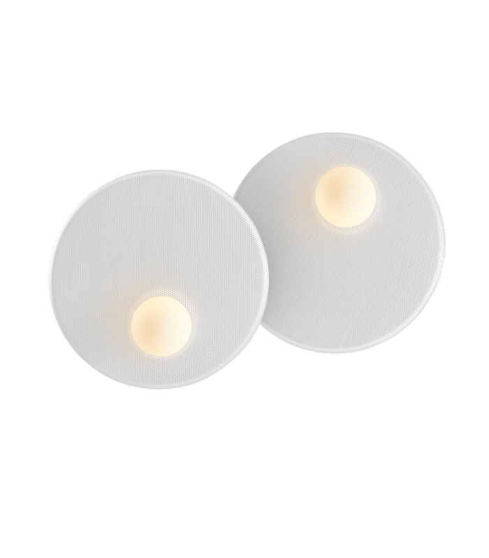 Trip Surface-Mounted Wall Light Double Ø300mm E14 18W White-1