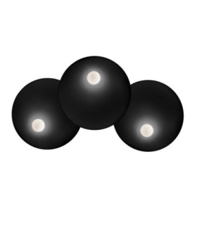 Trip Surface-Mounted Wall Light Triple Ø460mm E14 27W Black-1