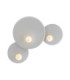 Trip Surface-Mounted Wall Light Triple Ø300mm / Ø460mm / Ø300mm E14 27W Stone-1