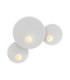 Trip Surface-Mounted Wall Light Triple Ø300mm / Ø460mm / Ø300mm E14 27W White-1