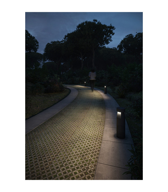 Rek Bollard IP66 533mm 360º Emission LED 27W 2700K On-Off Urban Grey-2