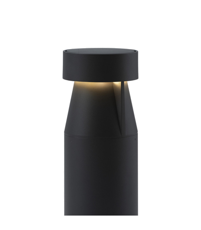 Rek Bollard IP66 533mm 360º Emission LED 27W 2700K On-Off Urban Grey-5