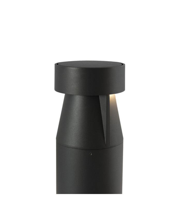 Rek Bollard IP66 533mm 360º Emission LED 27W 2700K On-Off Urban Grey-6