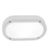 Basic Surface-Mounted Wall Light IP66 Oval E27 15W White