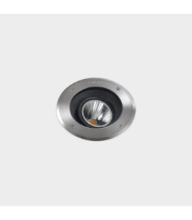 Gea Recessed Uplighting IP66-IP67 Technopolymer Ø125mm LED 7.7W 3000K On-Off Stainless Steel