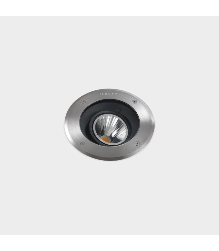 Gea Recessed Uplighting IP66-IP67 Technopolymer Ø125mm LED 7.7W 3000K On-Off Stainless Steel