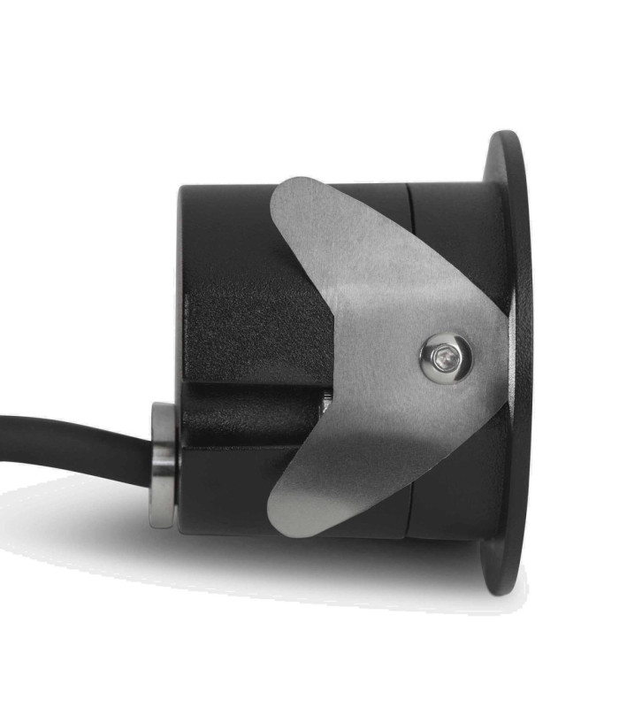 Bat Recessed Wall Lighting IP66 Round Lineal LED 2.2W 4000K Brown-3