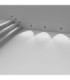 Bat Recessed Wall Lighting IP66 Round Oval LED 3W 3000K On-Off Urban Grey-3