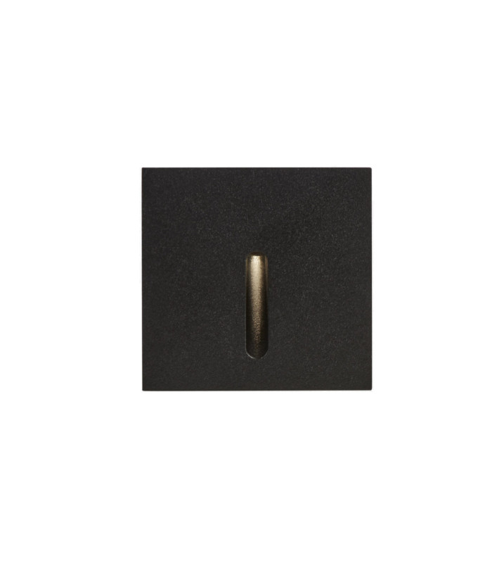 Bat Recessed Wall Lighting IP66 Square Lineal LED 3W 3000K On-Off Urban Grey
