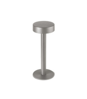 Orbit Portable IP65 Rechargeable Covered LED 1.5W 2700K Touch Dimming Grey