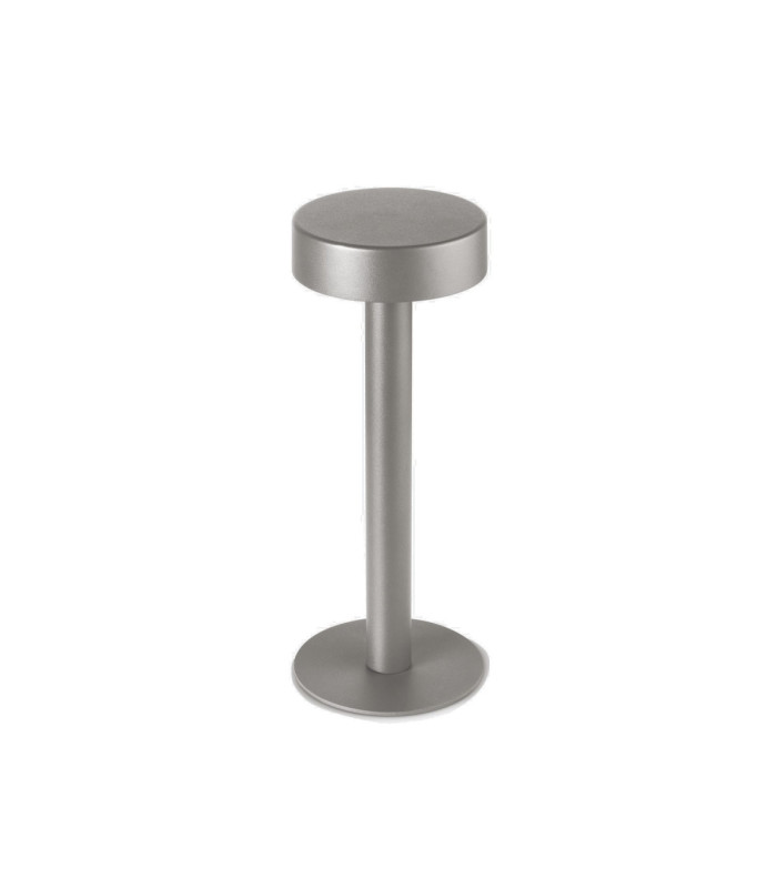 Orbit Portable IP65 Rechargeable Covered LED 1.5W 3000K Touch Dimming Grey