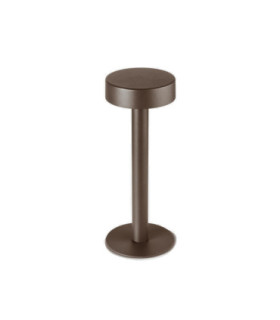 Orbit Portable IP65 Rechargeable Covered LED 1.5W 3000K Touch Dimming Brown