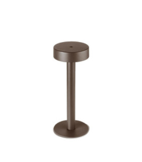 Orbit Portable IP65 Rechargeable Small Hole Cover LED 1.5W 2700K Touch Dimming Brown