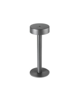 Orbit Portable IP65 Rechargeable Small Hole Cover LED 1.5W 3000K Touch Dimming Urban Grey