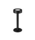 Orbit Portable IP65 Rechargeable Big Hole Cover LED 1.5W 3000K Touch Dimming Black