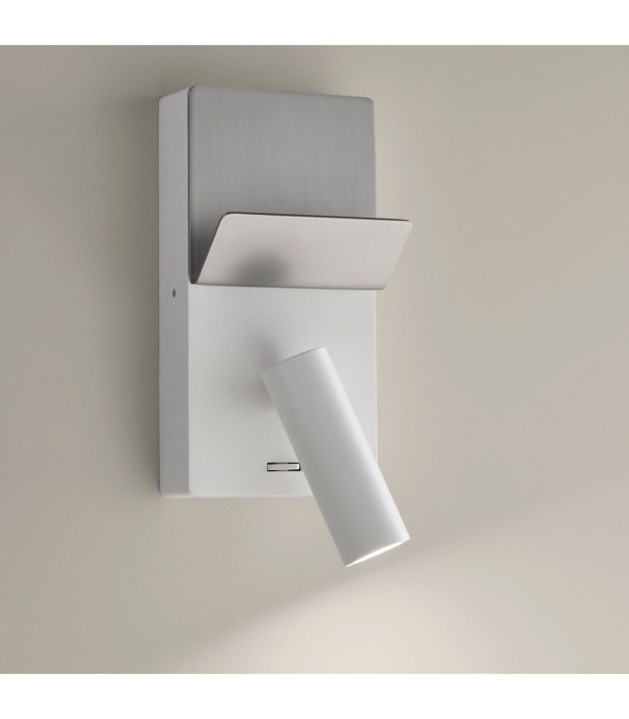 E-lamp Reading Light E-Lamp Mini LED 3.2W 2700K On-Off White Chrome-2