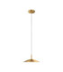 H Flat Dome Pendant Surface LED 27.7W 2700K Dali-2 / Push Matt Gold