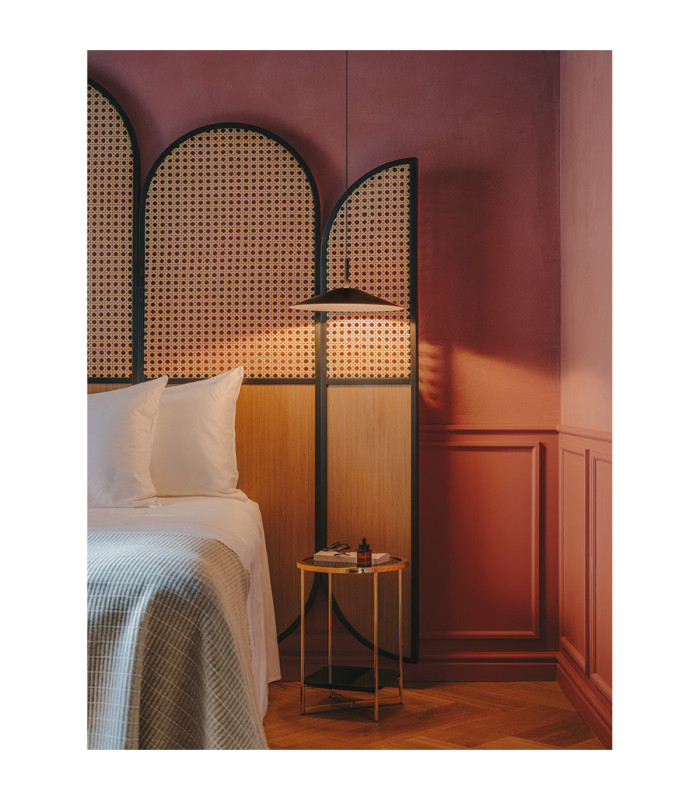 H Flat Dome Pendant Surface LED 27.7W 2700K Dali-2 / Push Black-2