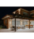 Cosmos Surface-Mounted Wall Light IP66 Ø144mm Single Emission LED 36W 2700K On-Off Urban Grey-2