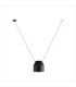 Attic Dome Pendant 1 Drop Adjustable 2200mm E27 15W White