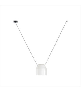 Attic Dome Pendant 1 Drop Adjustable 2200mm E27 15W Black
