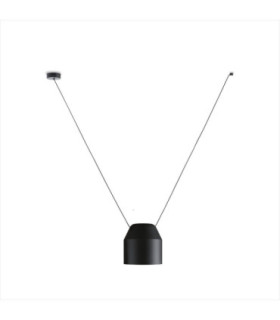 Attic Dome Pendant 1 Drop Adjustable 1200mm E27 15W White