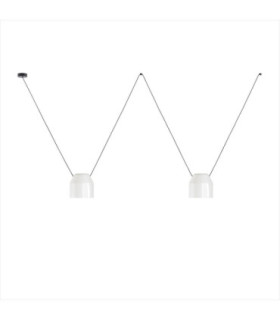 Attic Dome Pendant 1 Drop Adjustable 1200mm E27 15W Black