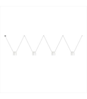 Attic Dome Pendant 3 Drop Adjustable 1200mm Side E27 45W Black
