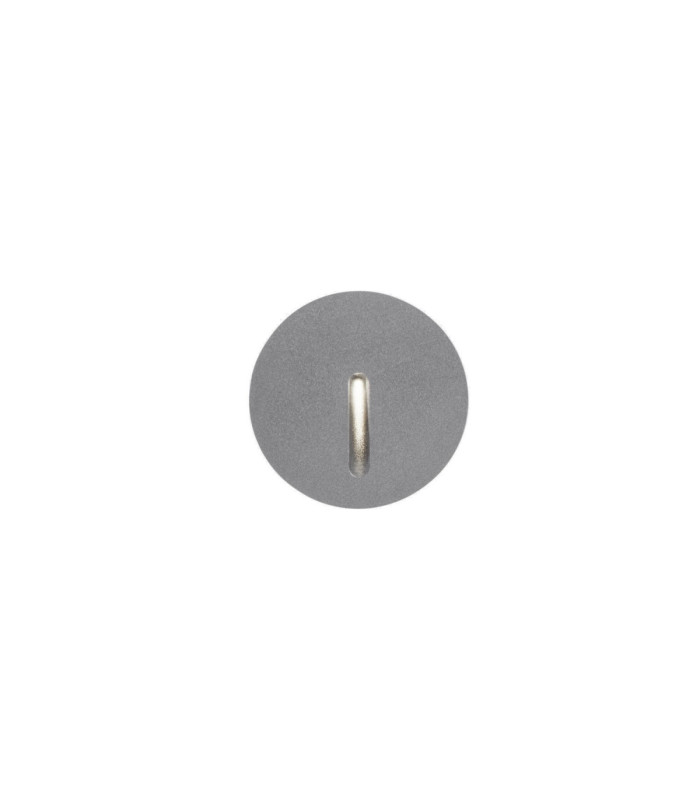 Bat Recessed Wall Lighting IP66 Round Lineal LED 3W 2700K On-Off Grey