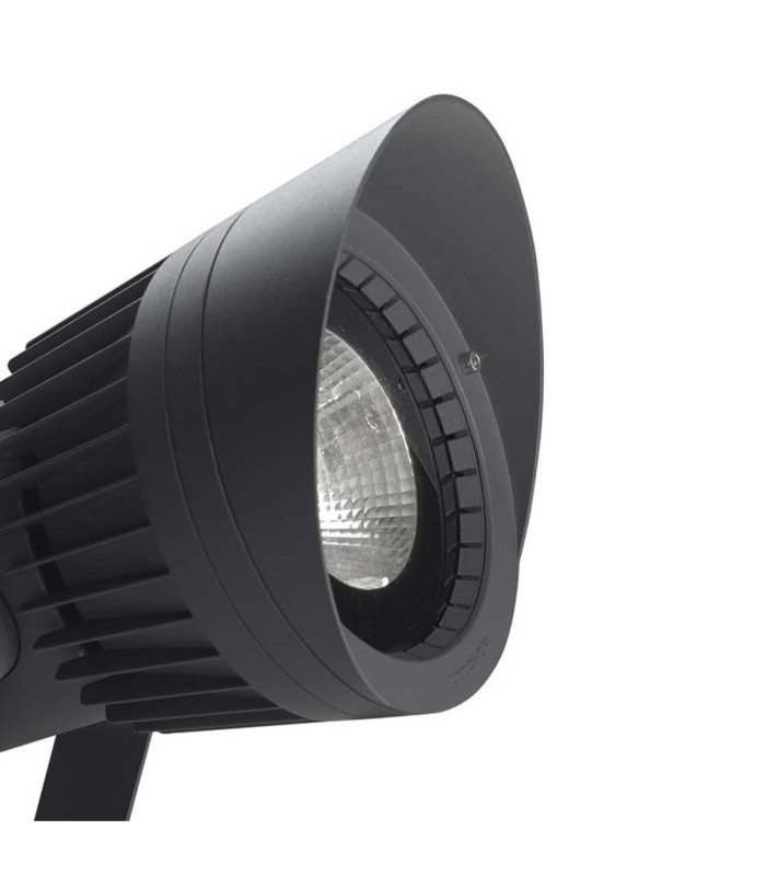 Hubble Spotlight IP65 Cob Ø207mm LED 56.4W 2700K Dali-2/Push Urban Grey