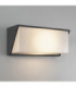 Quanta Surface-Mounted Wall Light IP54 E27 15W Black