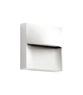 Sam Surface-Mounted Wall Light IP66 100mm LED 1.8W 2700K On-Off White